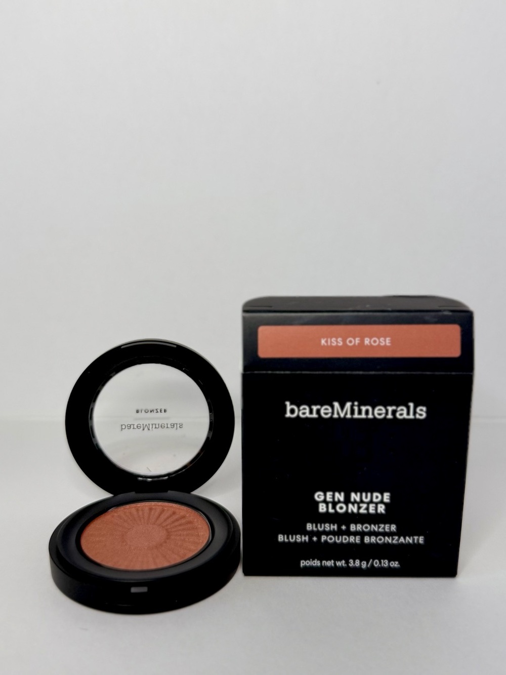 bareMinerals Gen Nude Blonzer Blush + Bronzer in Kiss of Rose